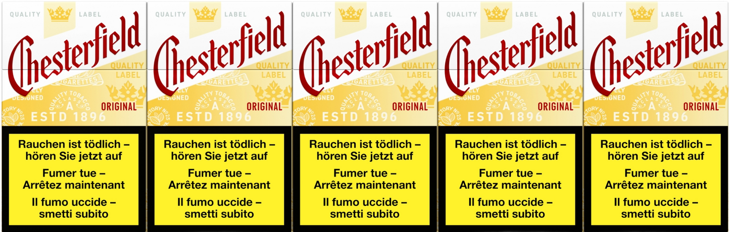 Chesterfield Original Box Zigarettenstangen