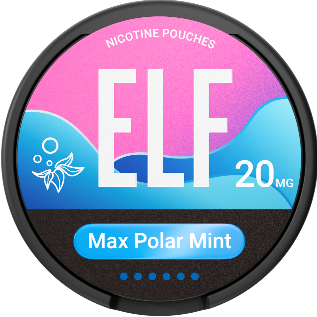 Elf Max Polar Mint Nicotine Pouches 20mg