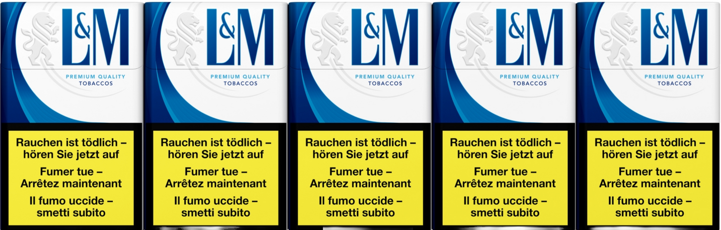 L&M Blue Label Box Zigarettenstangen