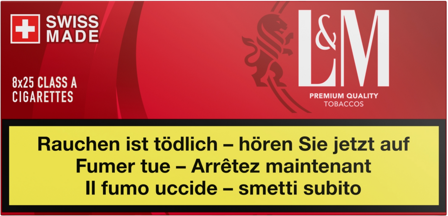 L&m Red Label Ks Box Big Pack 25 Zigarettenstange