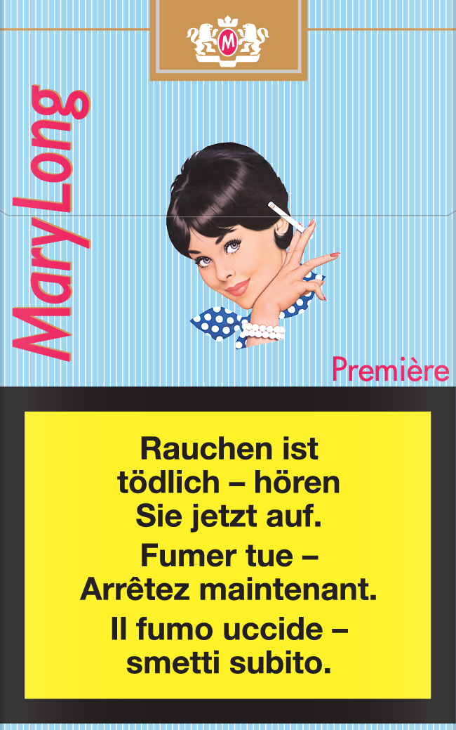 MaryLong Erste Premiere Box Zigaretten