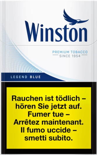 Winston Legend Blue Box LEP Zigaretten