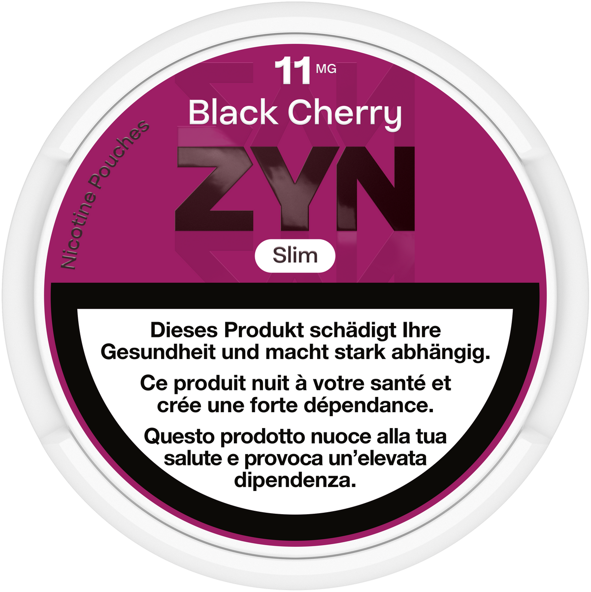Zyn Black Cherry Slim 11mg Nicotine Pouches