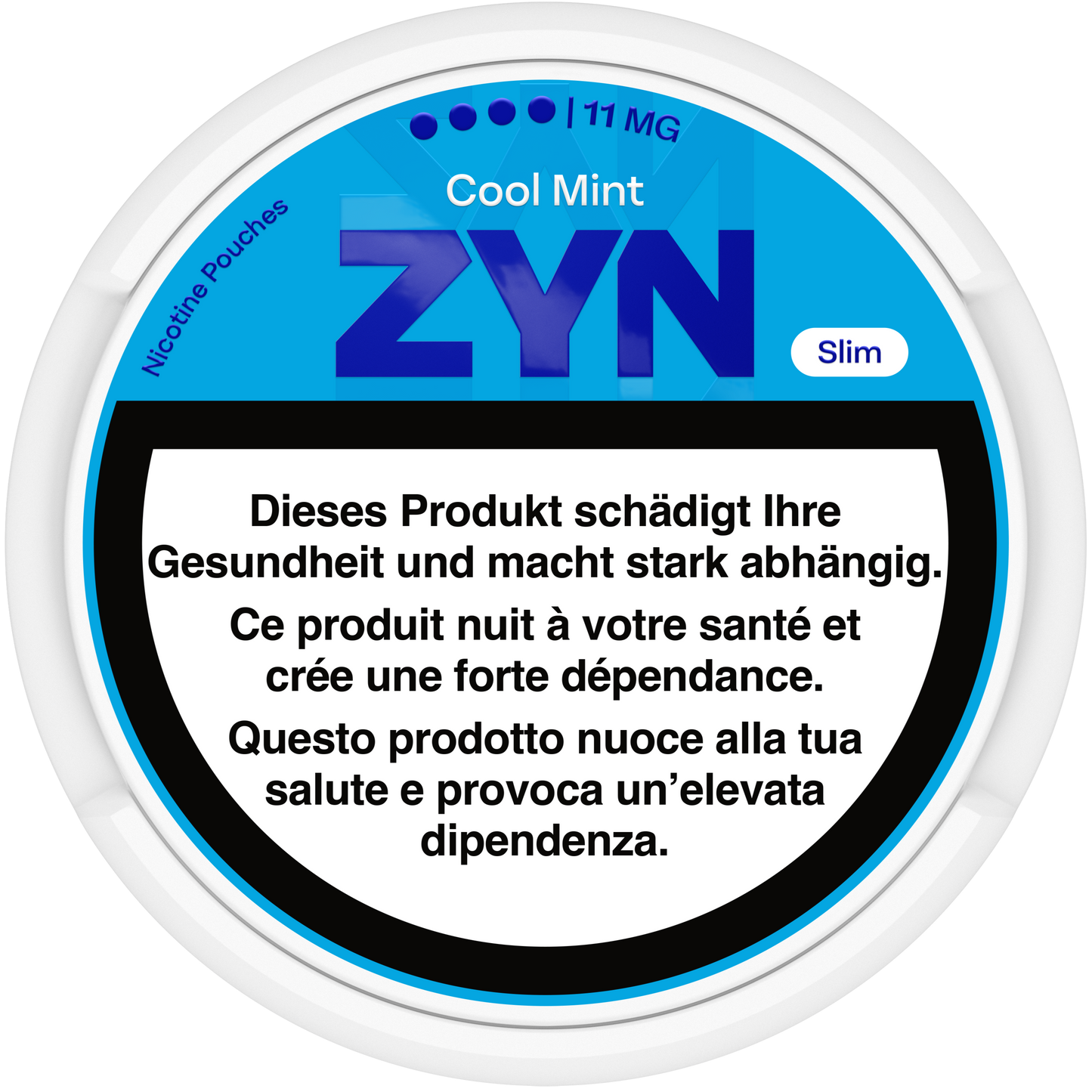 Zyn Cool Mint Slim X-Strong 11mg Nicotine Pouches & Snus
