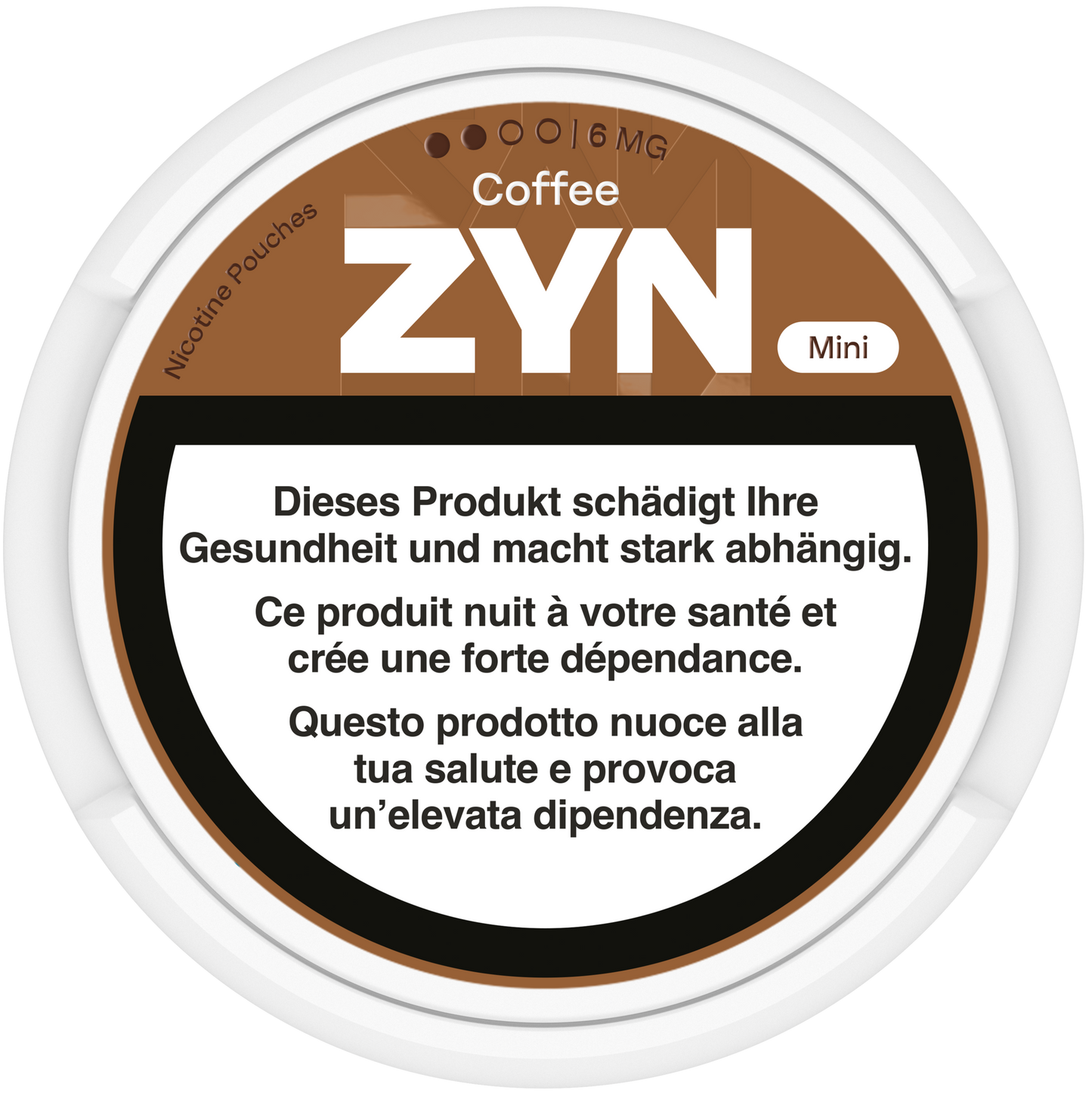 Zyn Mini Coffee Strong 6mg Nicotine Pouches & Snus