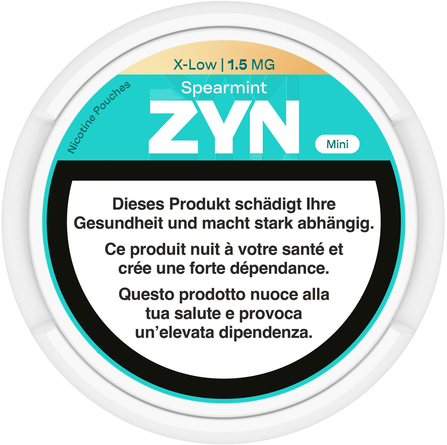 Zyn Mini Spearmint Low 1.5mg Nicotine Pouches & Snus