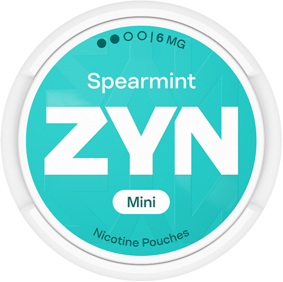 Zyn Mini Spearmint Strong 6mg Nicotine Pouches & Snus