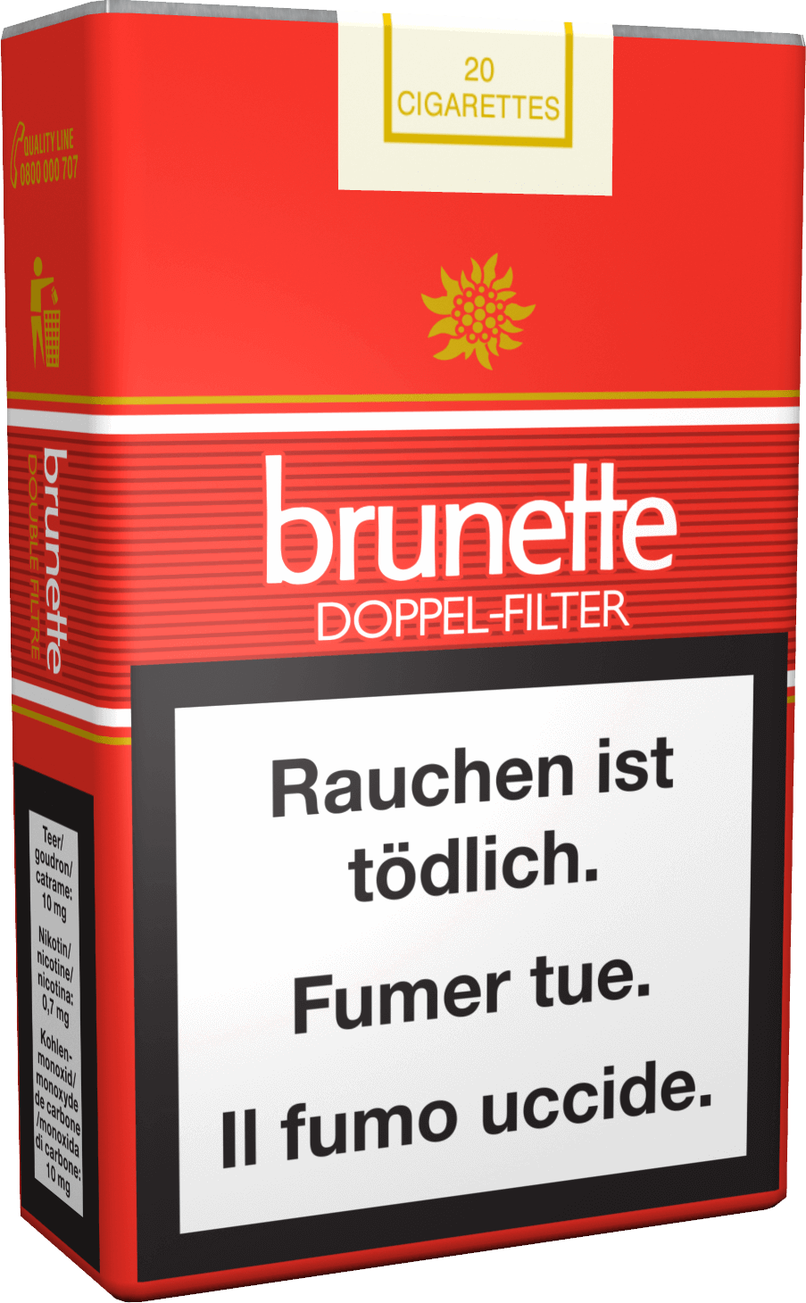 Brunette Doppel Filter Soft