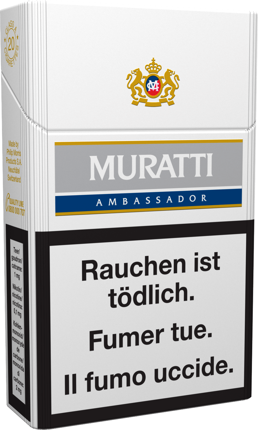 Muratti Ambassador Silver Box