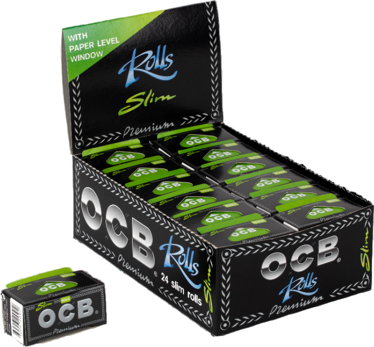 Papier à cigarette OCB Slim Premium Rolls