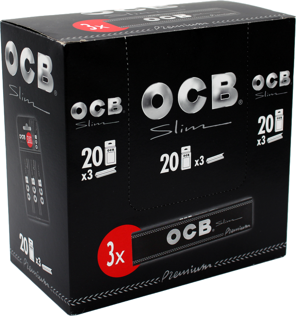 Papier à cigarette OCB Slim Premium Trio