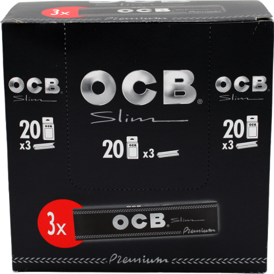 Papier à cigarette OCB Slim Premium Trio