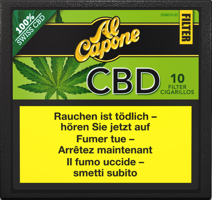 Al Capone CBD Filter Cigarillos 10 Stück