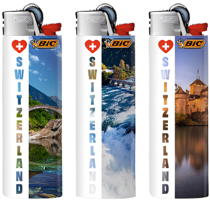 Bic Maxi J 26 Switzerland Edition Feuerzeug