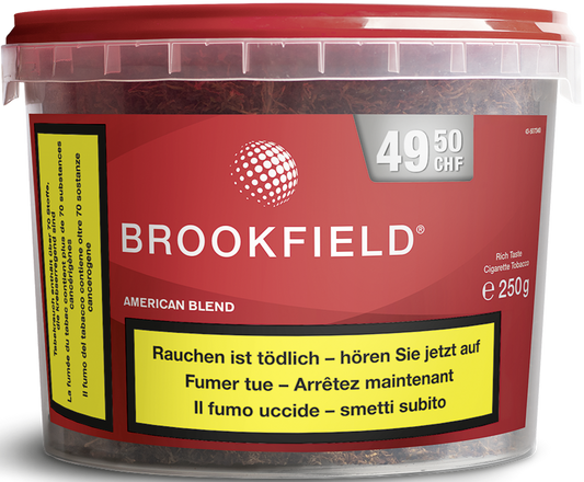 Brookfield American Blend Myo Tin 250g Tabak