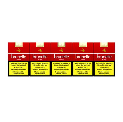 Brunette Alpine Box Zigarettenstangen