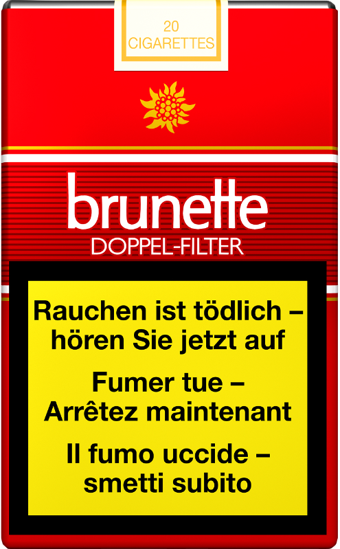 Brunette Doppel Filter Soft Zigaretten
