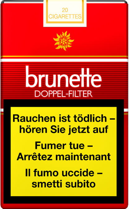 Brunette Doppel Filter Soft Zigaretten