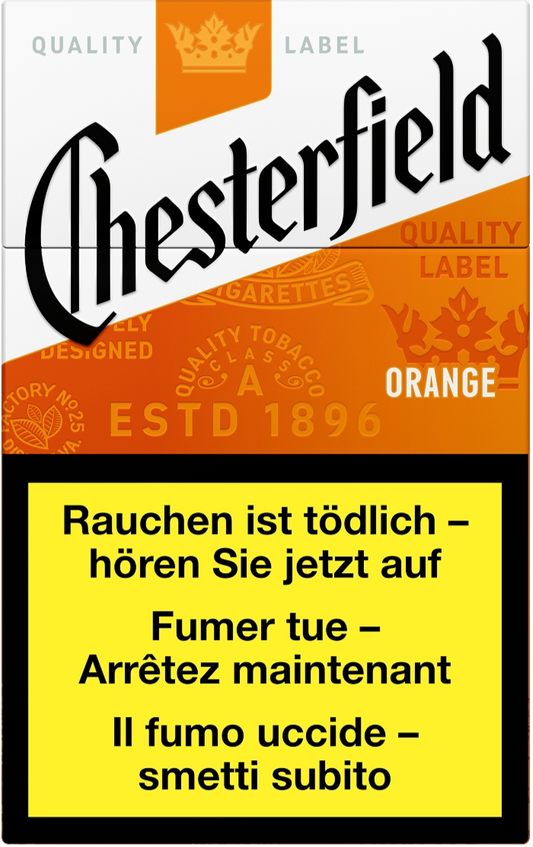 Chesterfield Orange Box Zigaretten