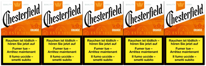 Chesterfield Orange Box Zigarettenstangen