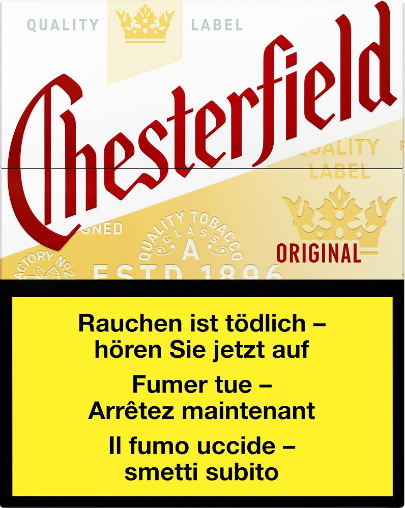 Chesterfield Original Ks Box Big Pack 25 Cigarettes