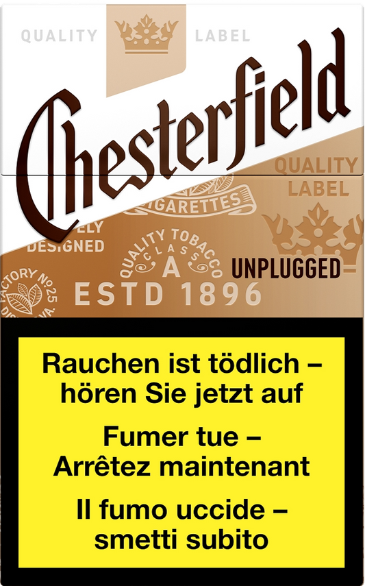 Chesterfield Unplugged Box Zigaretten