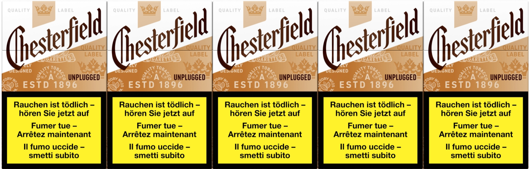 Chesterfield Unplugged Box Zigarettenstangen