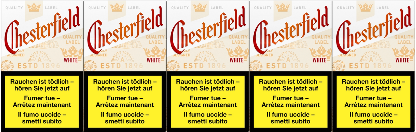 Chesterfield White Box Zigarettenstangen