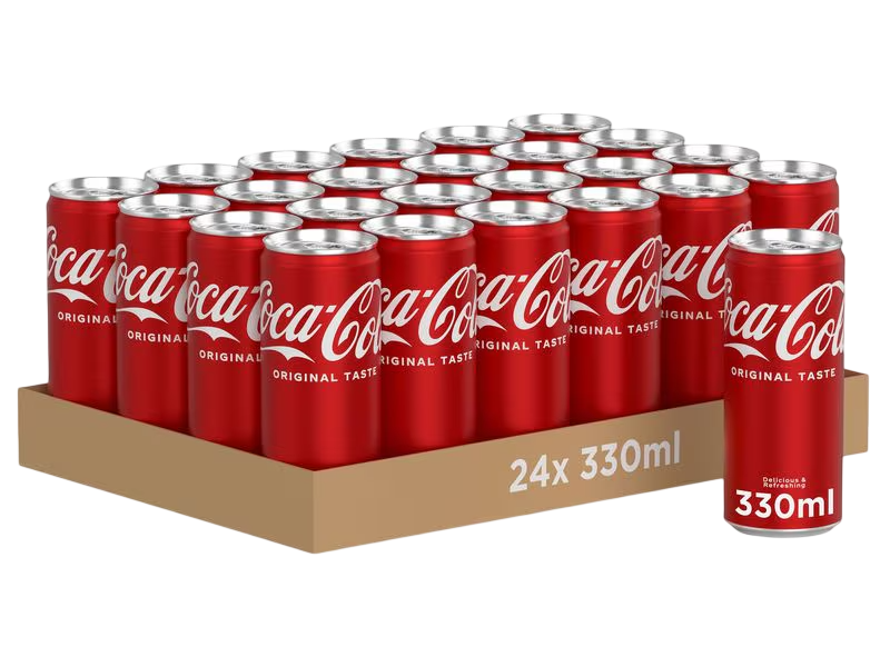 Coca Cola 33cl Dosen im 24er Pack