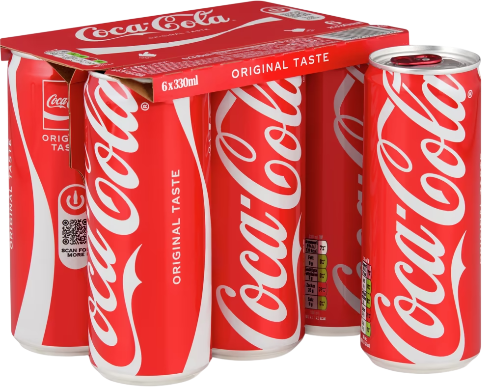 Coca Cola Dosen 33cl im 6er Pack