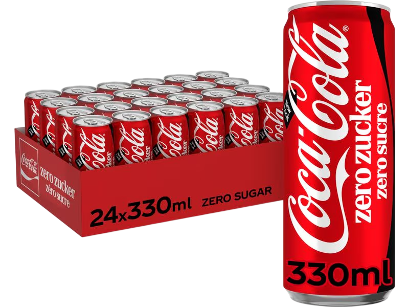Coca Cola Zero Dosen 33cl im 24er Pack