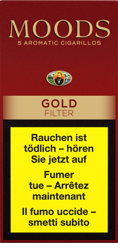 Dannemann Moods Gold Filter Cigarillos 5 Stück