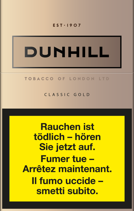 Dunhill Classic Gold Box Zigaretten