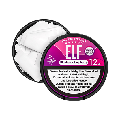 Elf Blueberry Raspberry Nicotine Pouches 12mg