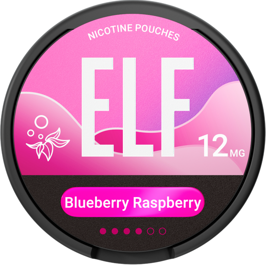 Elf Blueberry Rasperrry Nicotine Pouches 12mg