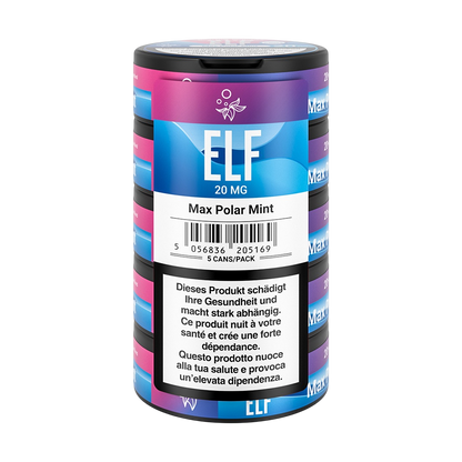 Elf Max Polar Mint Nicotine Pouches 20mg