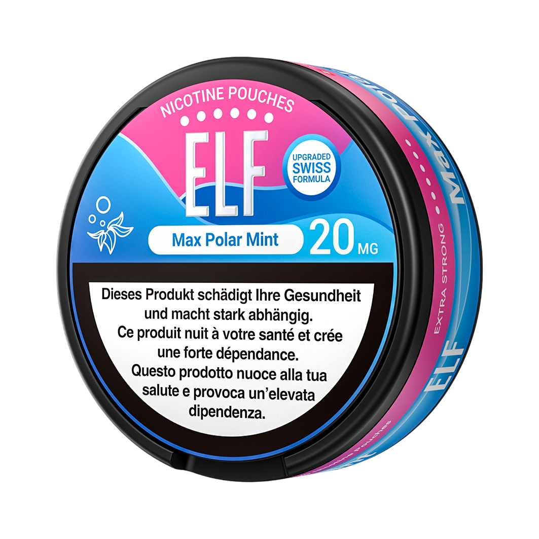 Elf Max Polar Mint Nicotine Pouches 20mg