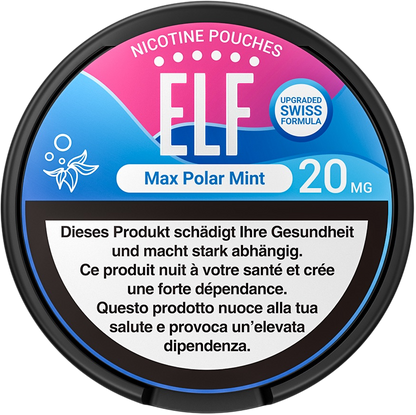 Elf Max Polar Mint Nicotine Pouches 20mg