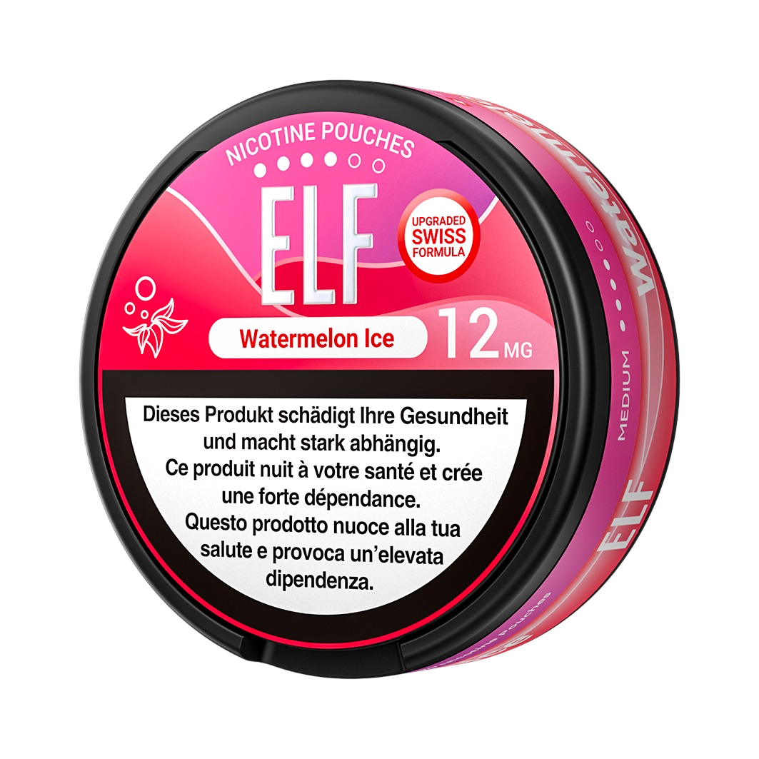 Elf Watermelon Ice Nicotine Pouches 12mg