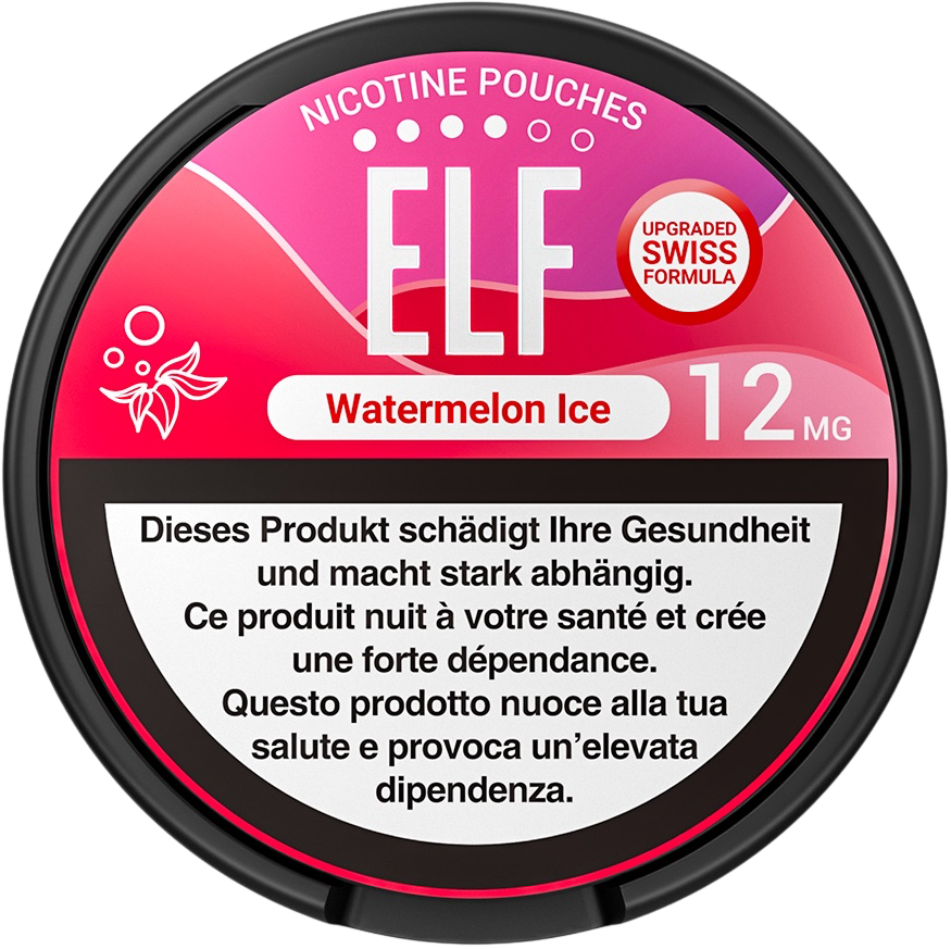 Elf Watermelon Ice Nicotine Pouches 12mg