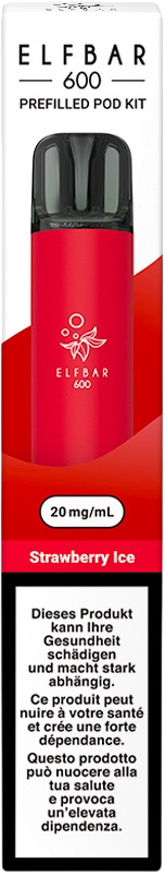 Elfbar 600 Pod Kit Strawberry E-Zigaretten Pods