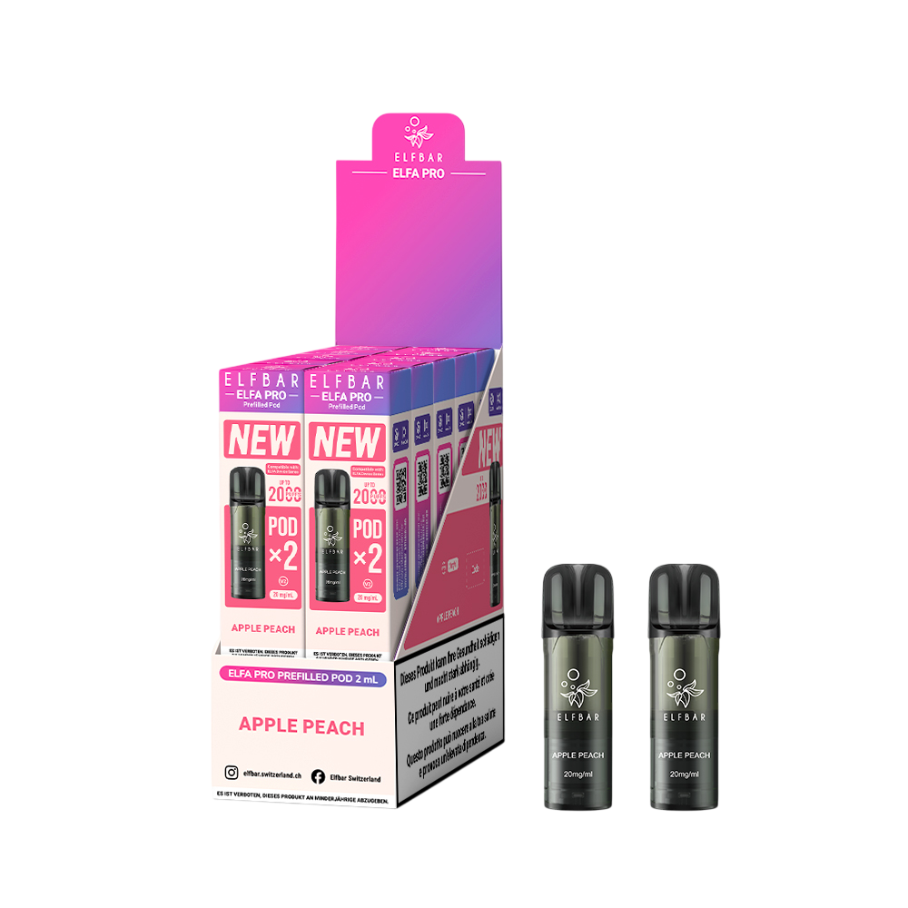Elfbar Elfa Pro V2 Apple Peach 2ml 2pods