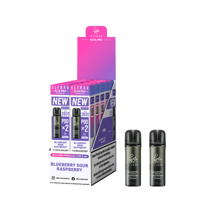 Elfbar Elfa Pro V2 Blueberry Sour Raspberry 2ml 2Pods E-Zigaretten Liquid