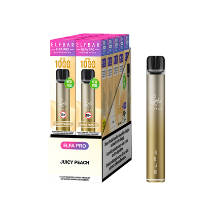 Elfbar Elfa Pro V2 Kit 2ML Dark Gold Peach E-Zigaretten Pods