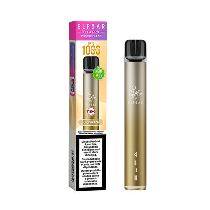 Elfbar Elfa Pro V2 Kit 2ML Dark Gold Peach E-Zigaretten Pods