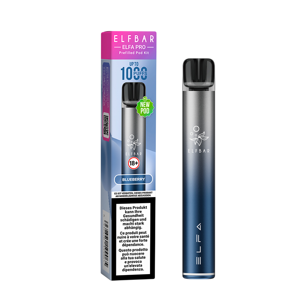 Elfbar Elfa Pro V2 Kit 2ml Twilight Blue Blueberry E-Zigaretten Pods