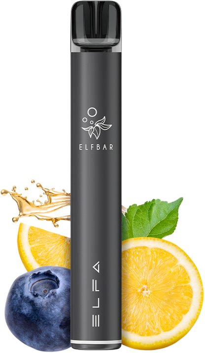 Elfbar Elfa Pro V2 Kit Black & Blue Razz Lemonade E-Zigaretten Pods