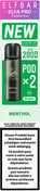 Elfbar Elfa Pro V2 Menthol 2ml 2pods E-Zigaretten Liquids