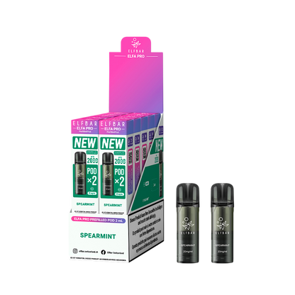 Elfbar Elfa Pro V2 Spearmint 2ml 2Pods E-Zigaretten Liquid/Pod
