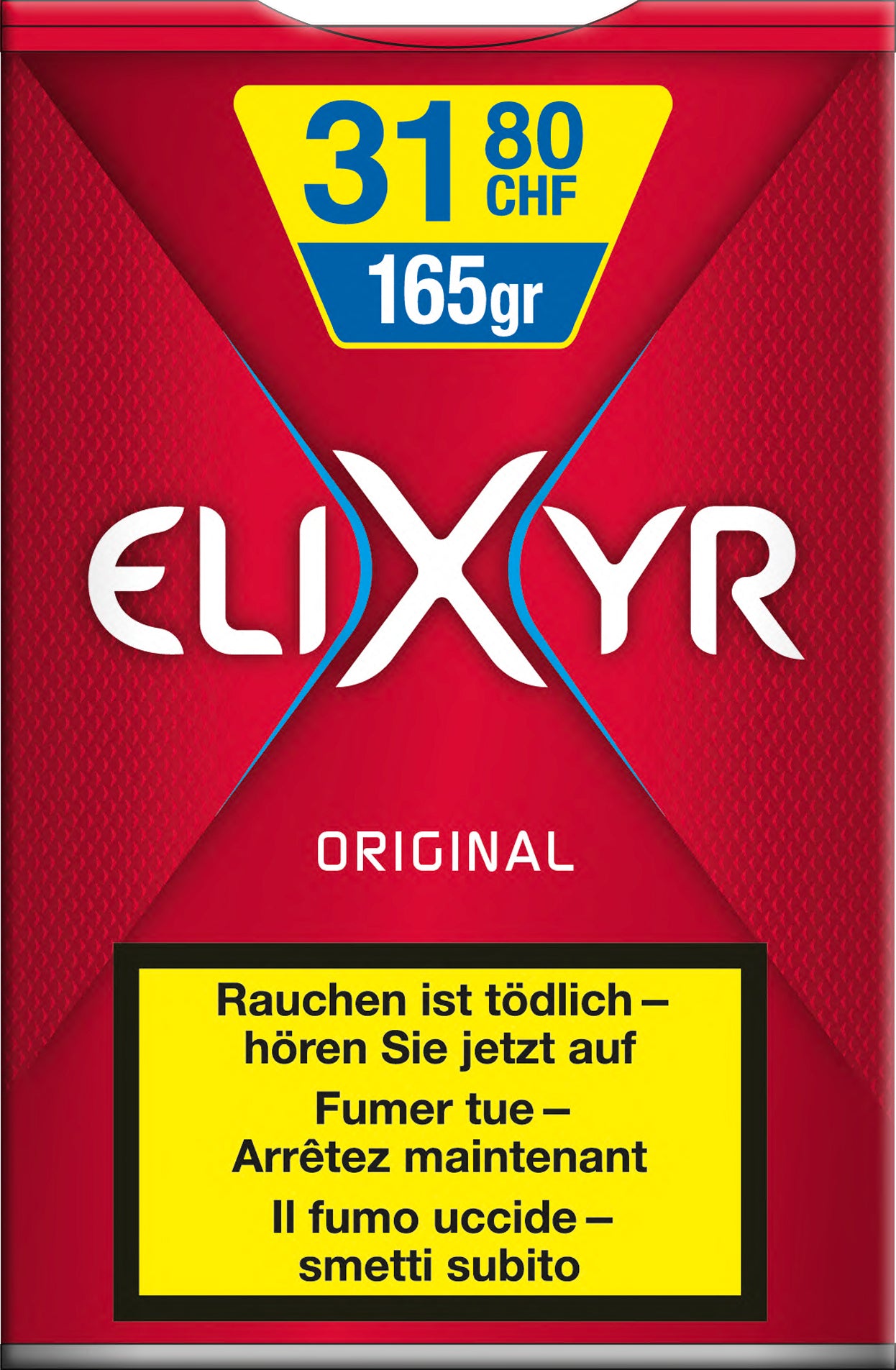 Elixyr Original Red Myo 165g Tabak